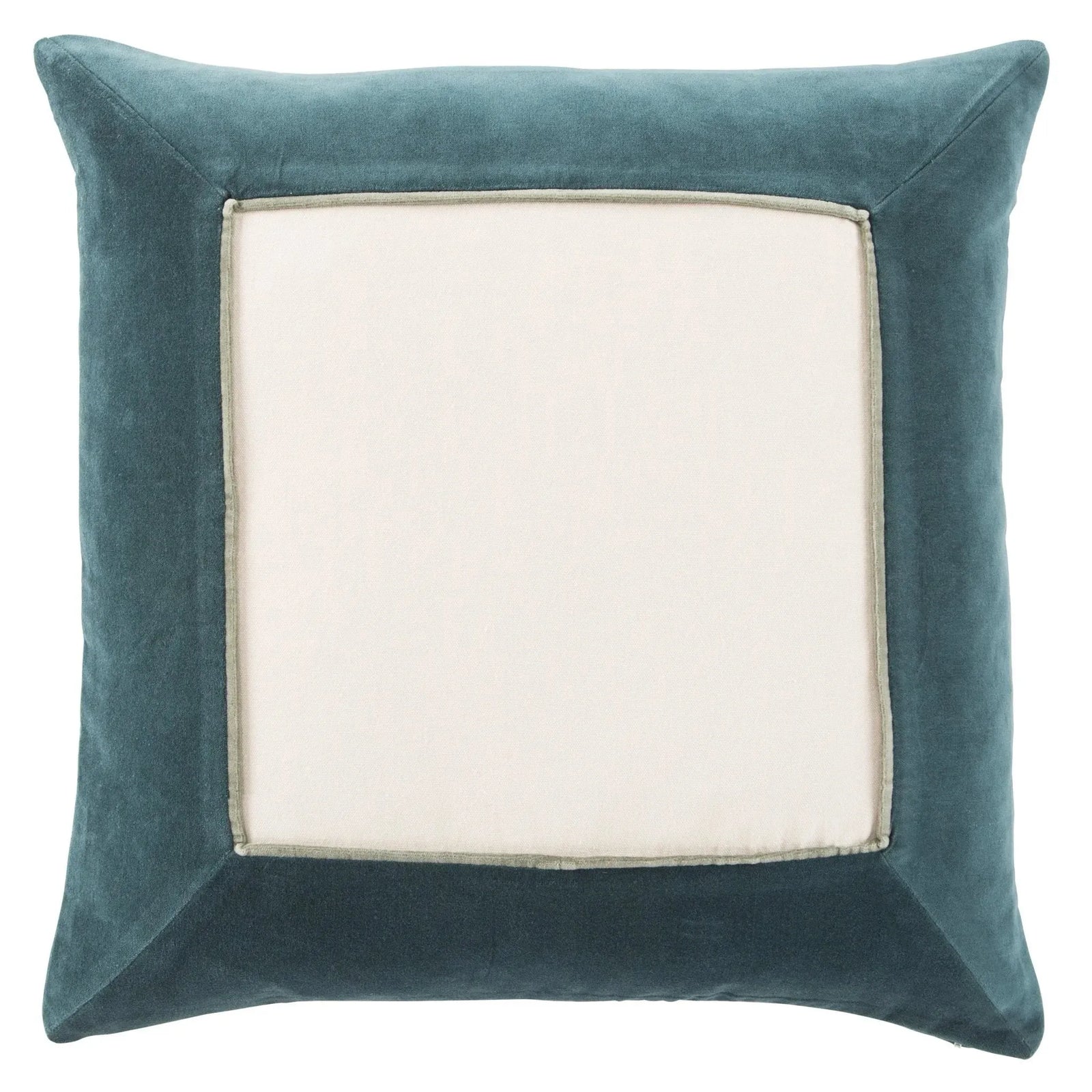 Emerson Ems01 Hendrix Teal Cream Pillow