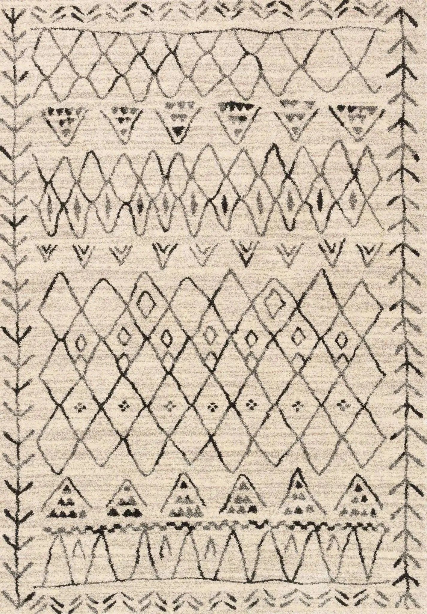 Emory EB 09 Heather Gray / Black Rug