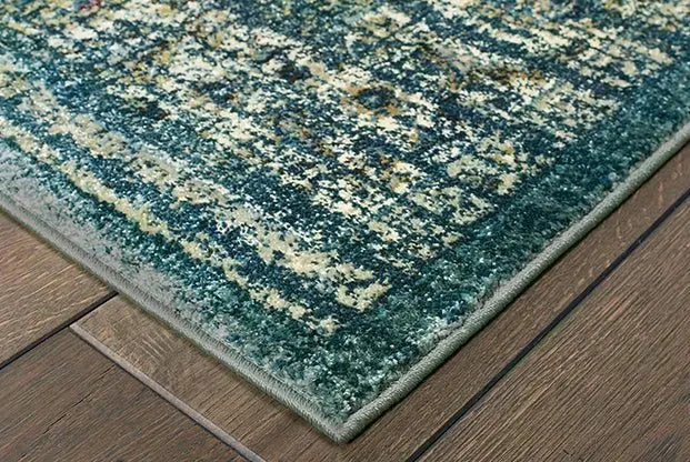 Empire 114l Blue/ Ivory Rug