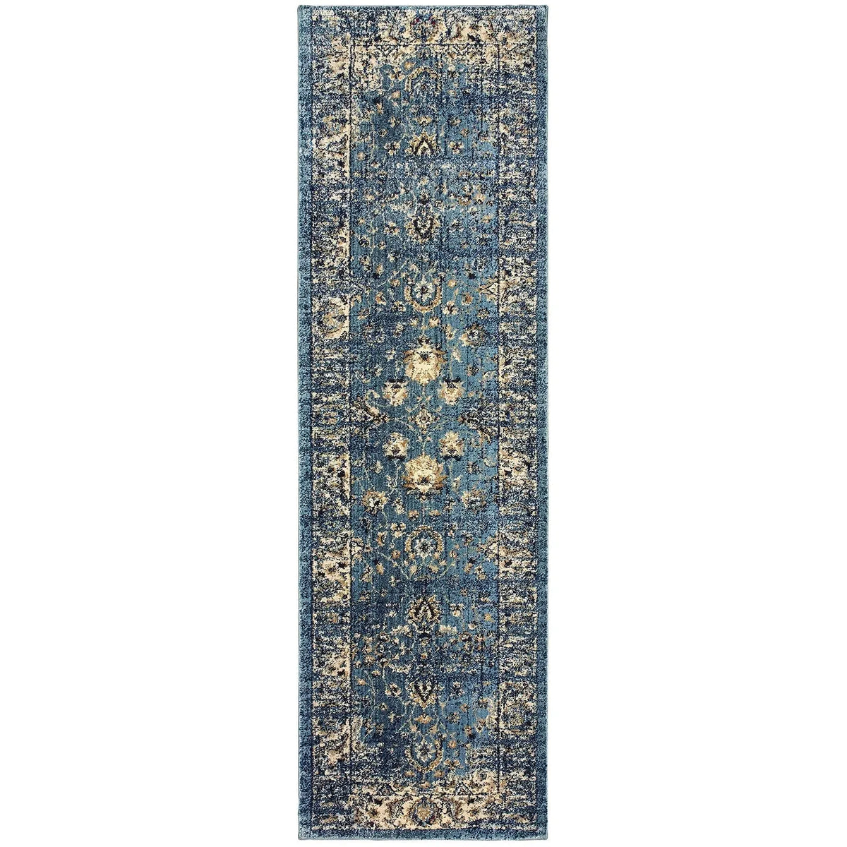 Empire 114l Blue/ Ivory Rug