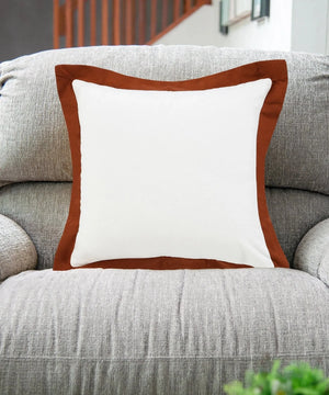 Empire Lr07726 White/Cinnamon Pillow