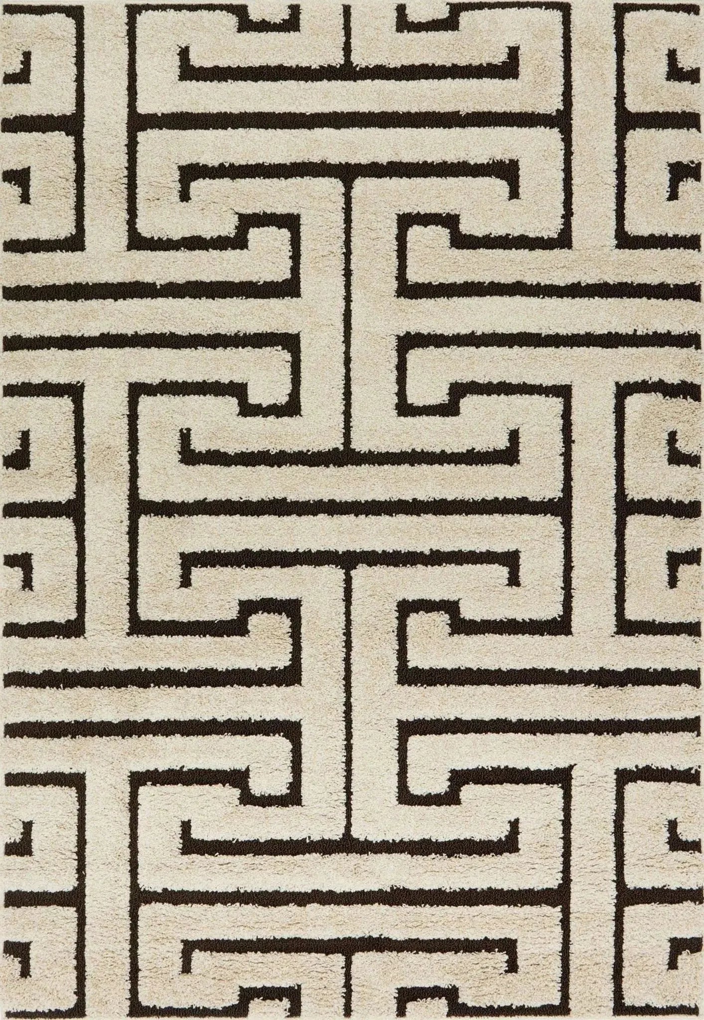 Enchant EN 28 Ivory / Dark Brown Rug