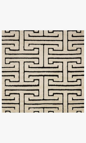 Enchant EN 28 White / Black Rug