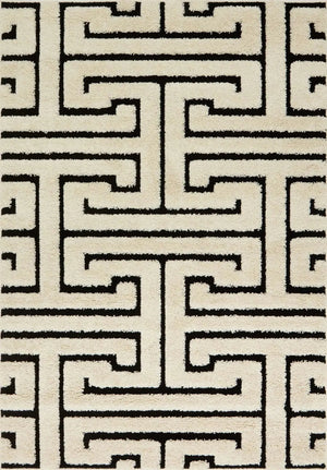 Enchant EN 28 White / Black Rug