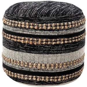 Enigma 34043BLK Black Pouf