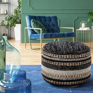 Enigma 34043BLK Black Pouf
