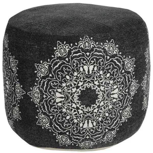 Enigma 34047BLK Black Pouf