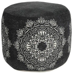 Enigma 34047BLK Black Pouf