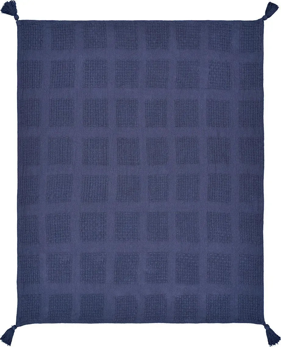 Entrancing Indigo LR80163 Throw Blanket