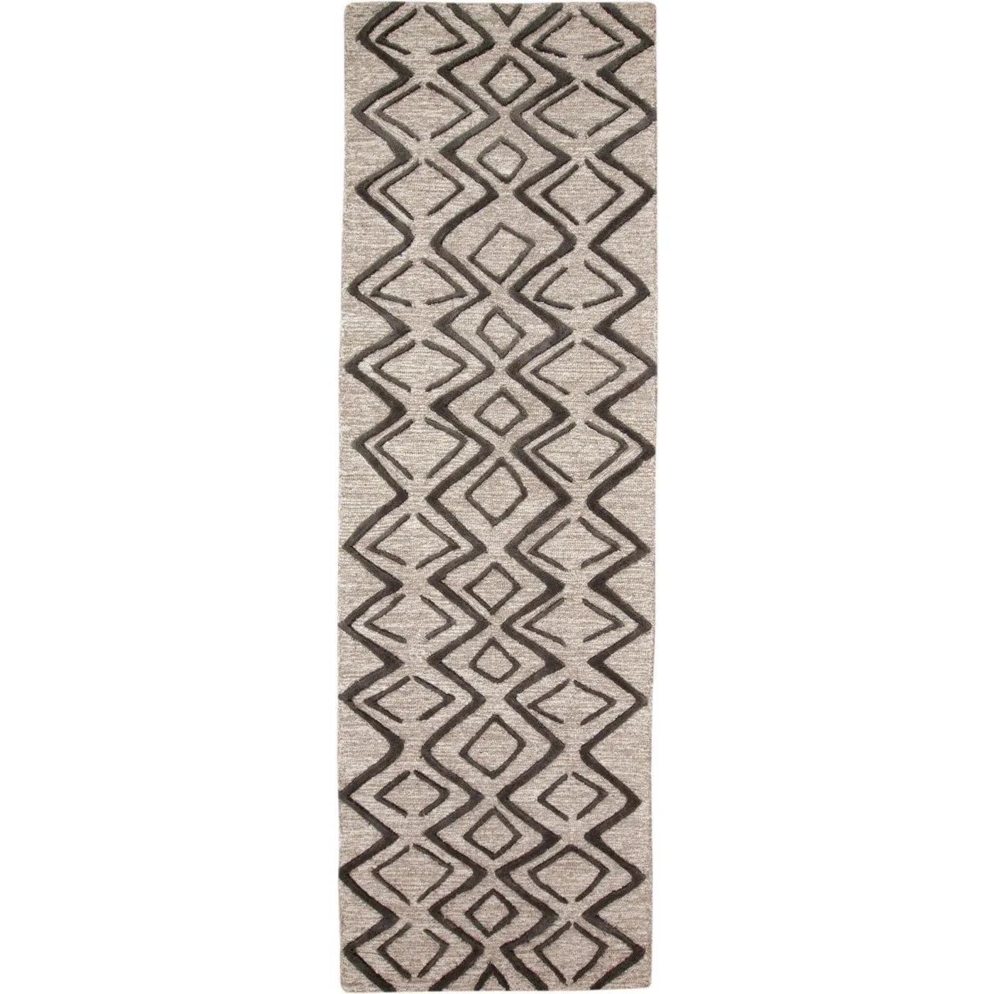 Enzo 8733F Taupe/Black Rug
