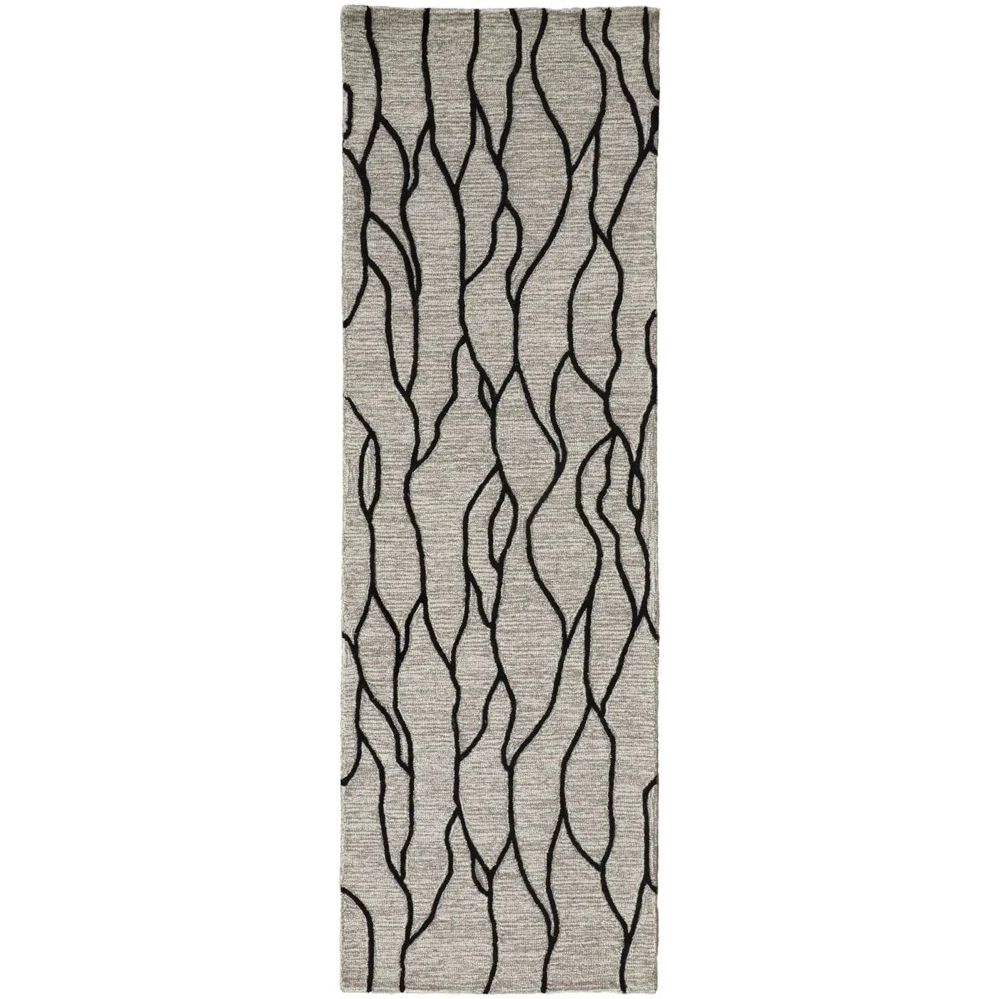 Enzo 8734F Taupe/Black Rug