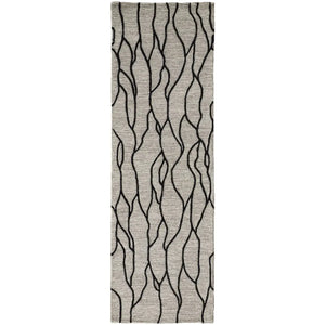 Enzo 7428734F Black/Taupe Rug
