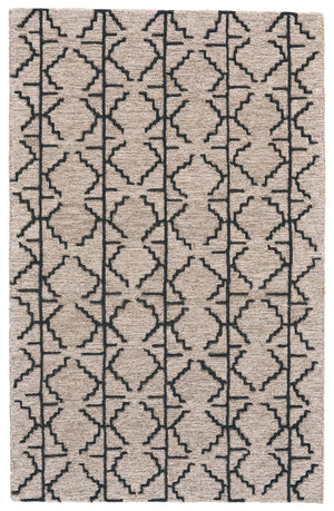 Enzo 8732F Taupe/Black Rug