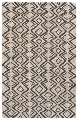 Enzo 8733F Taupe/Black Rug