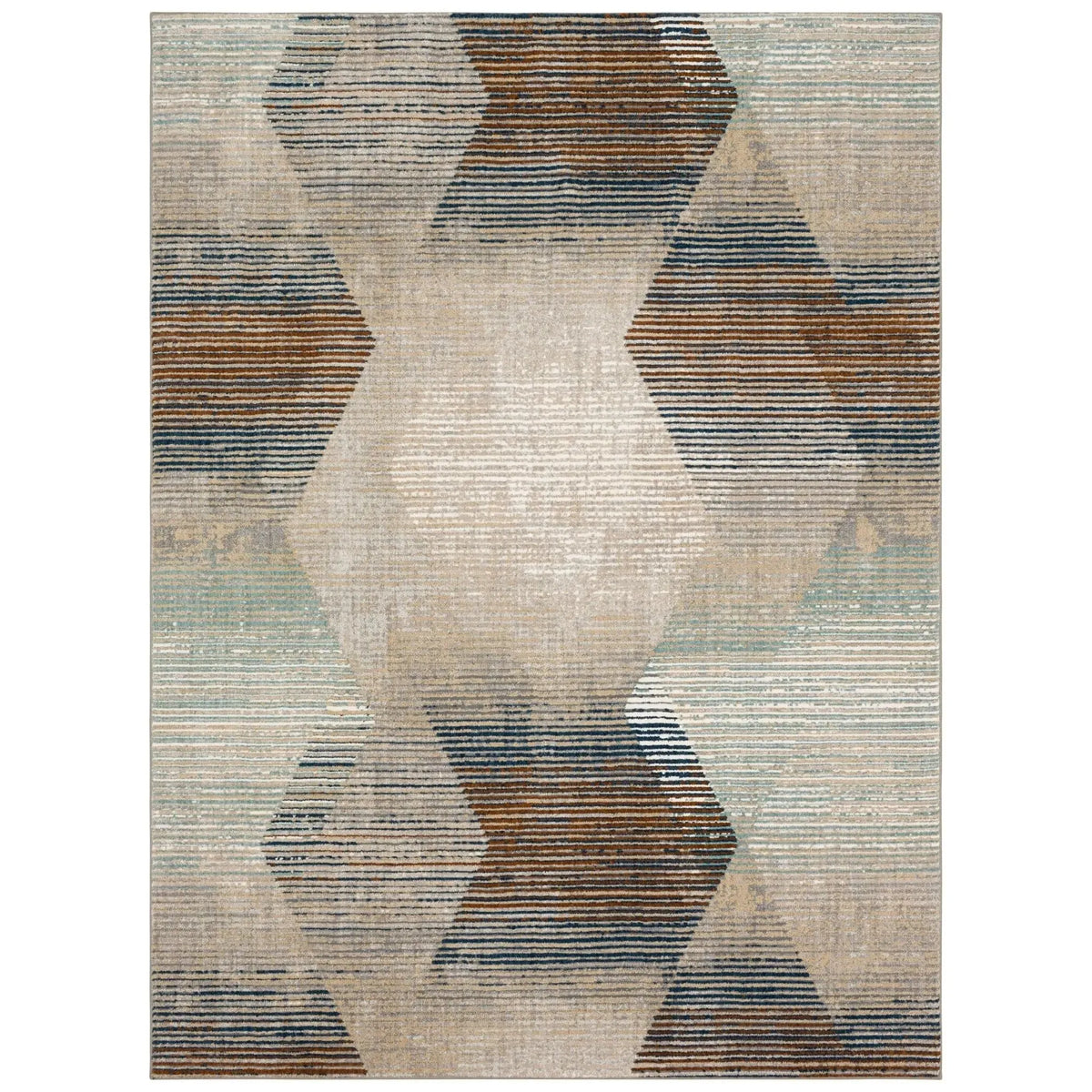 Epiphany 92205 4545 Precarious Stria Frost Grey Rug