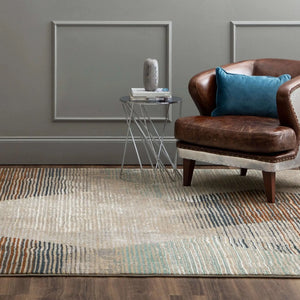 Epiphany 92205 4545 Precarious Stria Frost Grey Rug