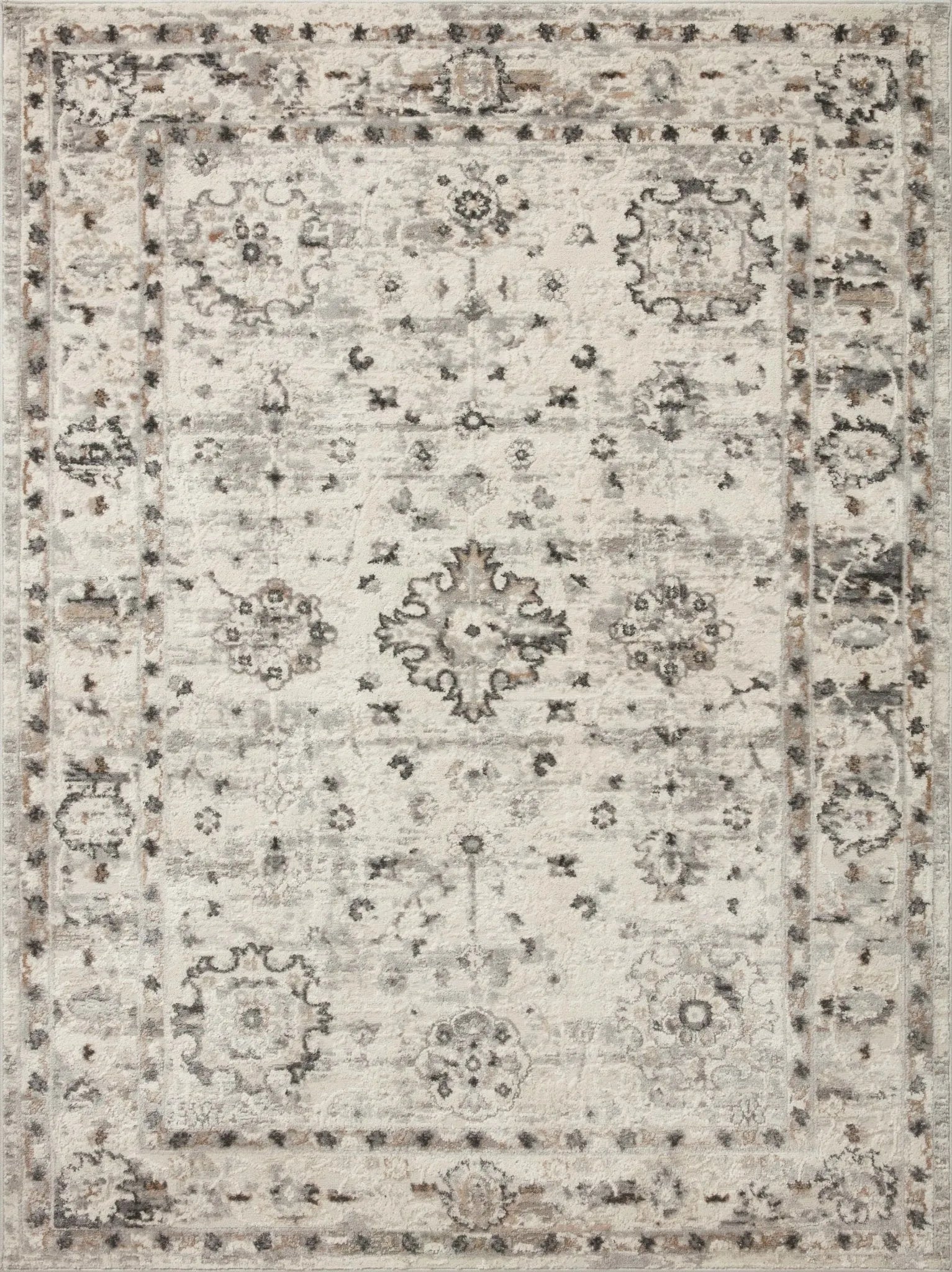 Estelle Est-01 Ivory/Stone Rug