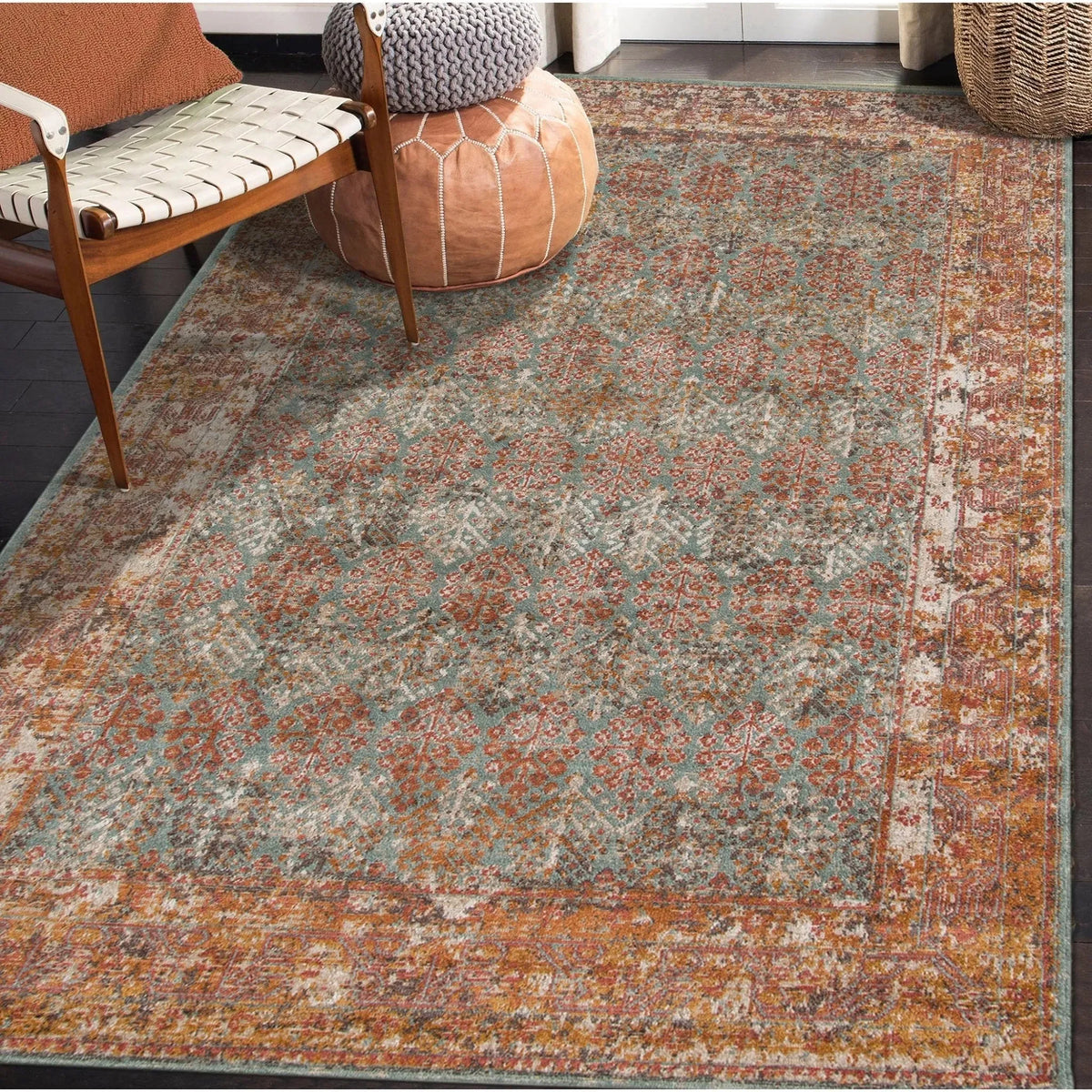 Eternal ETE-15 Teal Rug