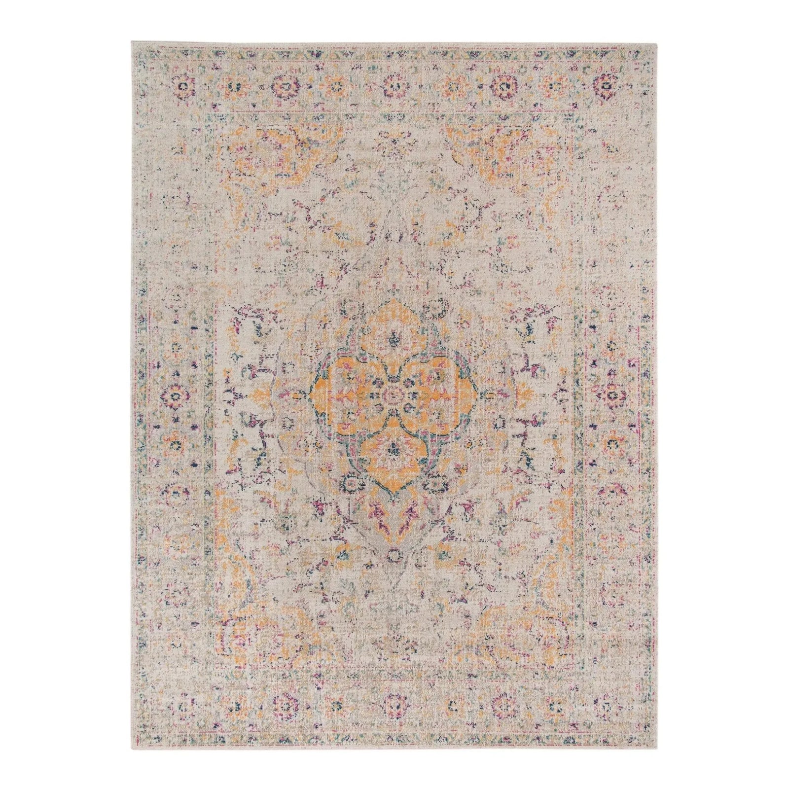 Eternal ETE-2 Ivory/Yellow Rug