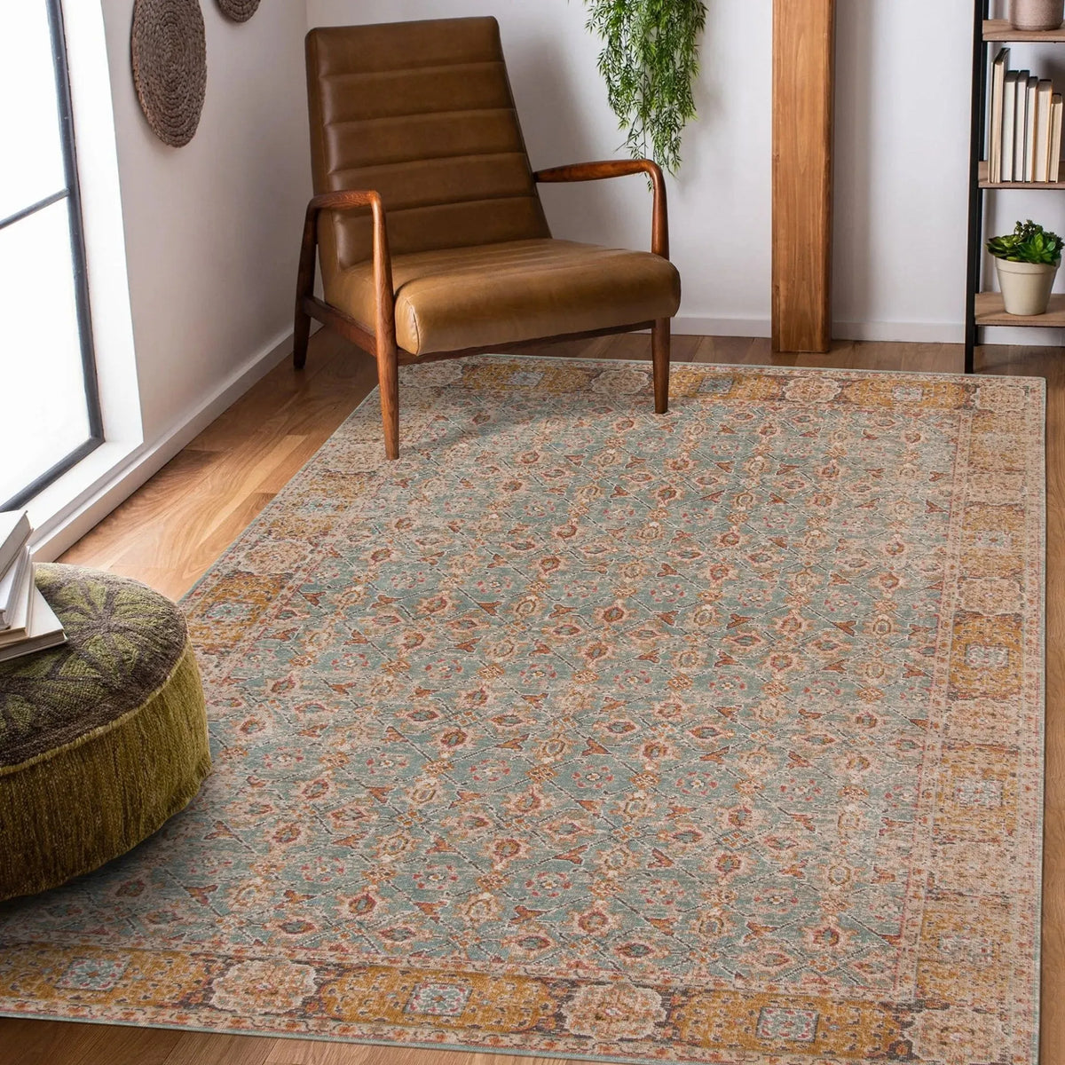 Eternal ETE-27 Teal Rug
