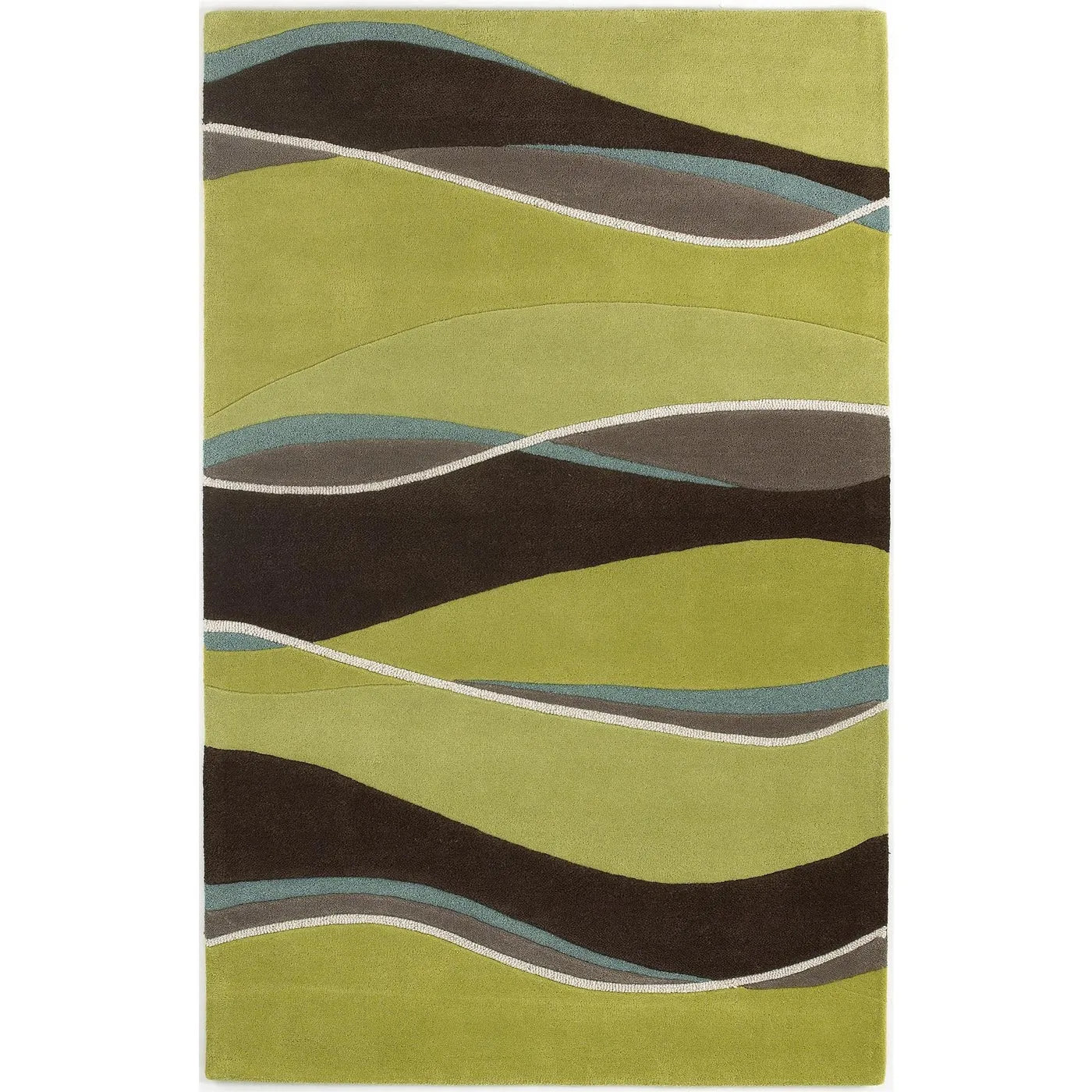 Eternity 1084 Landscapes Lime/Mocha Rug