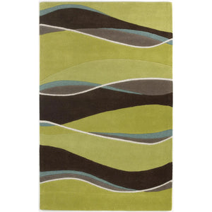 Eternity 1084 Landscapes Lime/Mocha Rug