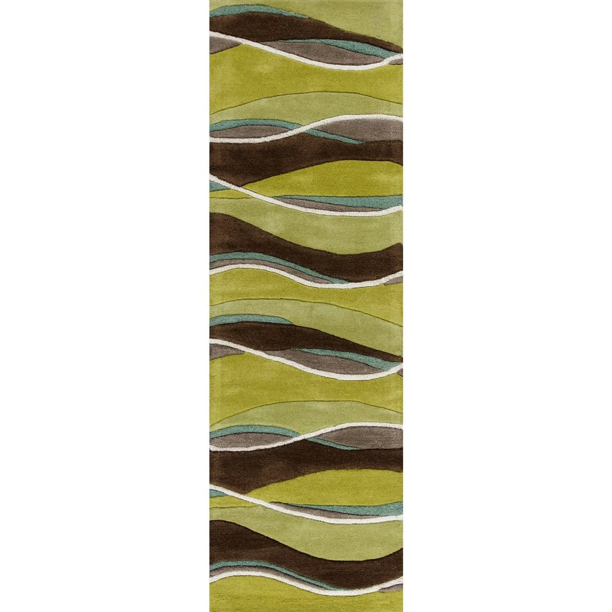 Eternity 1084 Landscapes Lime/Mocha Rug
