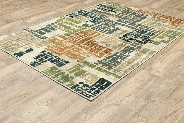 Evandale 9836A Beige/Multi Rug