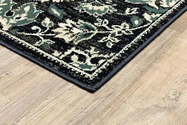 Evandale 9838B Navy/Ivory Rug