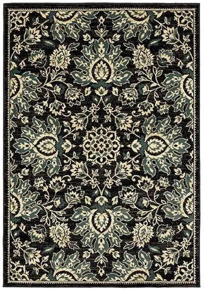 Evandale 9838B Navy/Ivory Rug