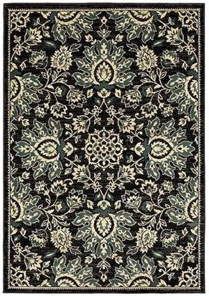 Evandale 9838B Navy/Ivory Rug