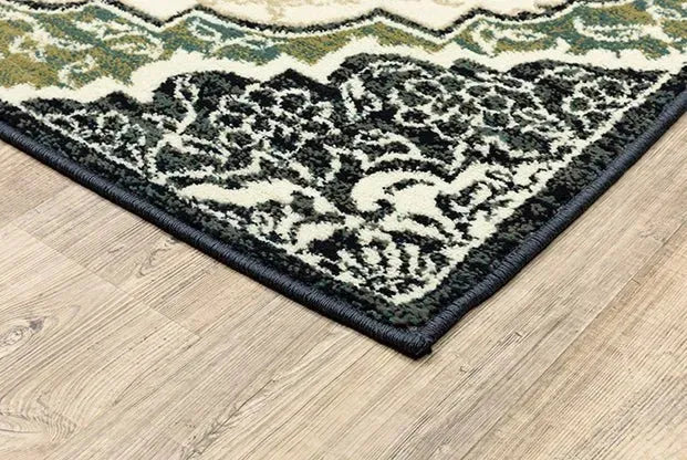 Evandale 9850B Ivory/Navy Rug