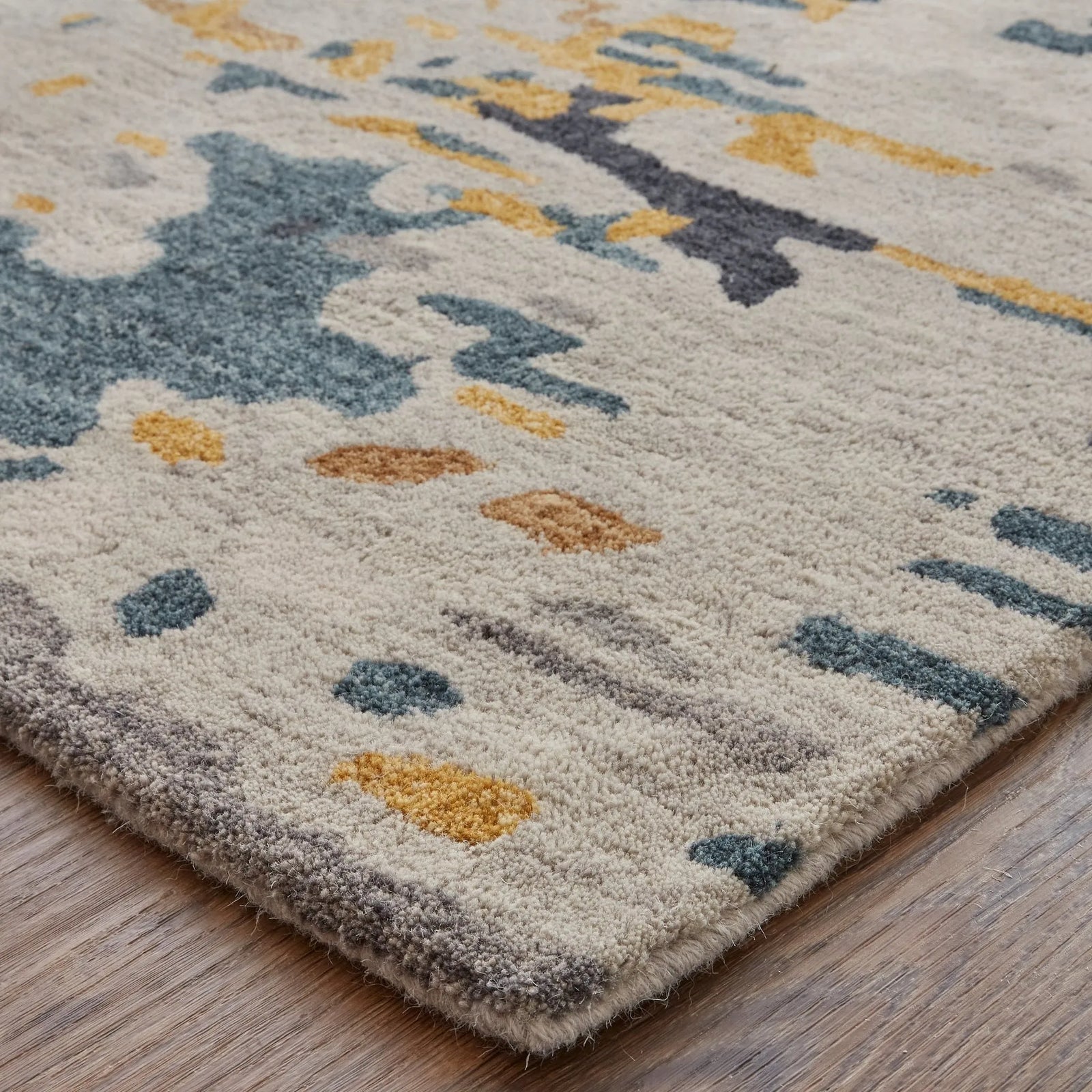 Everley EVE8644F Gray/Yellow Rug