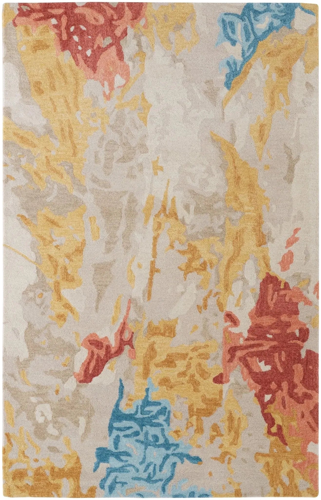 Everley EVE8646F Ivory/Yellow Rug