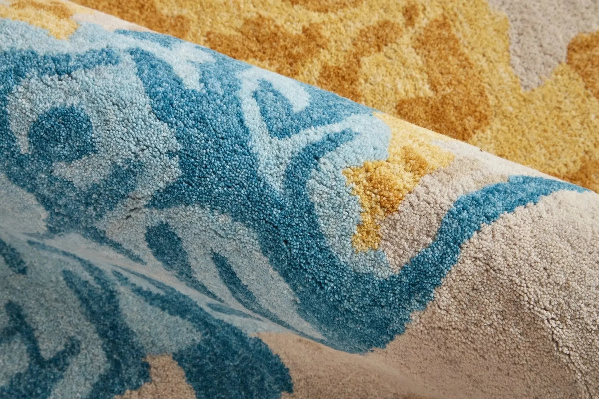 Everley EVE8646F Ivory/Yellow Rug