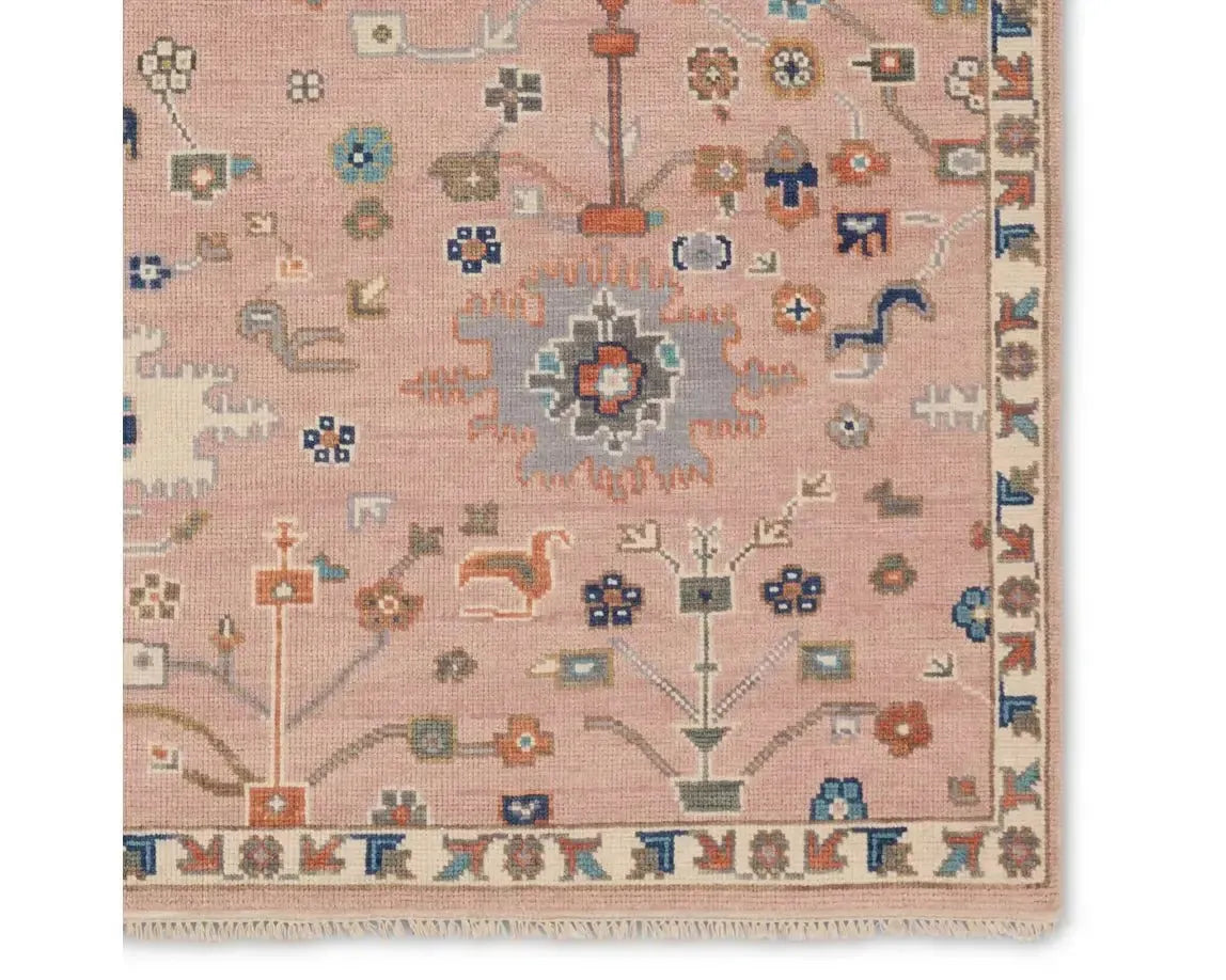 Everly EVE04 Pink Rug