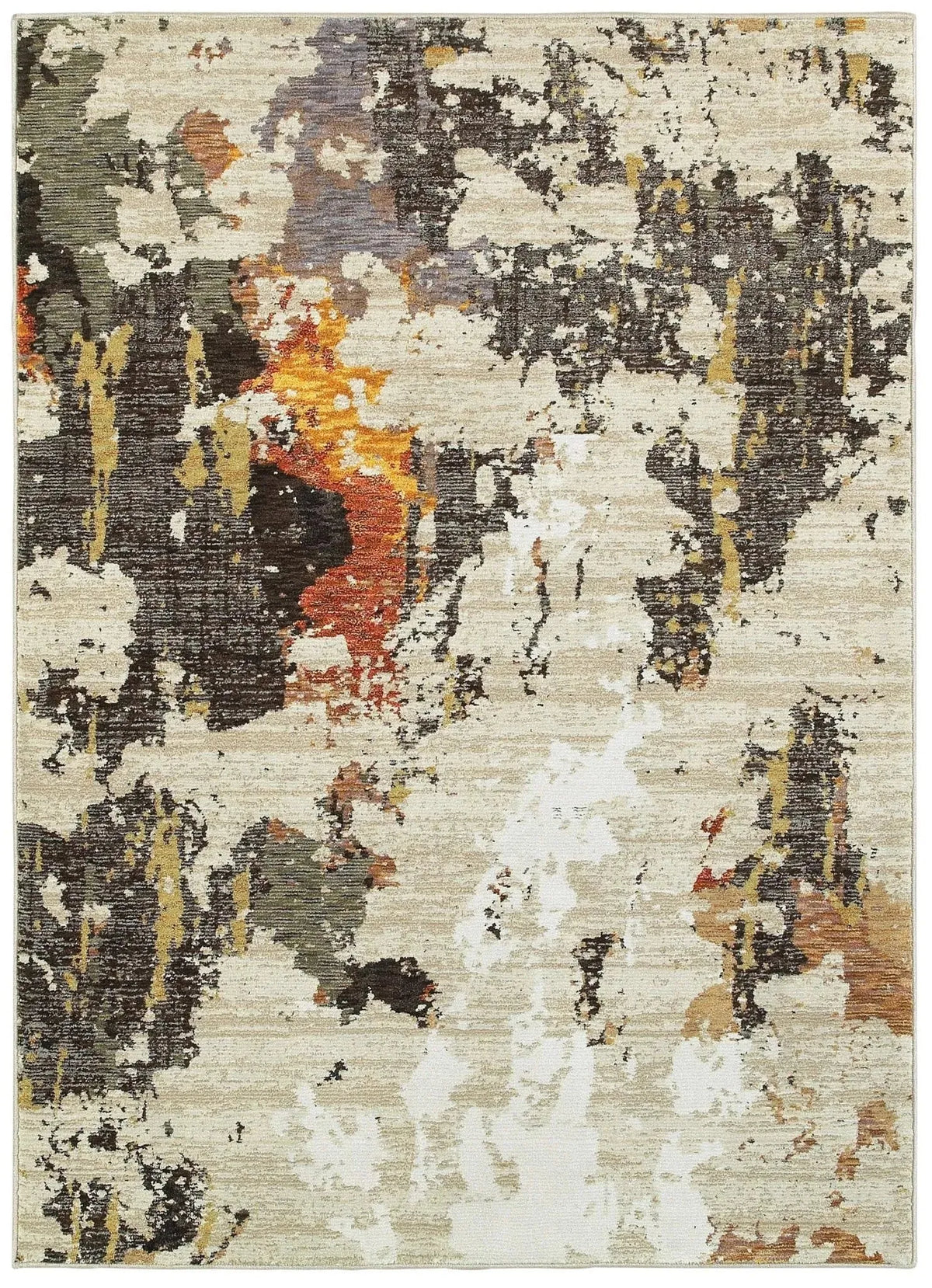 Evolution 7770J Beige/ Charcoal Rug