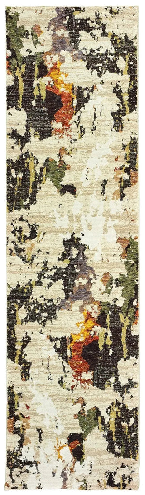 Evolution 7770J Beige/ Charcoal Rug