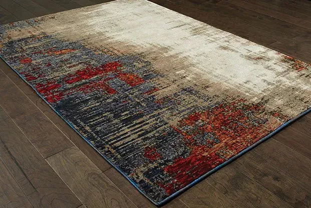 Evolution 8001A Ivory/ Multi Rug