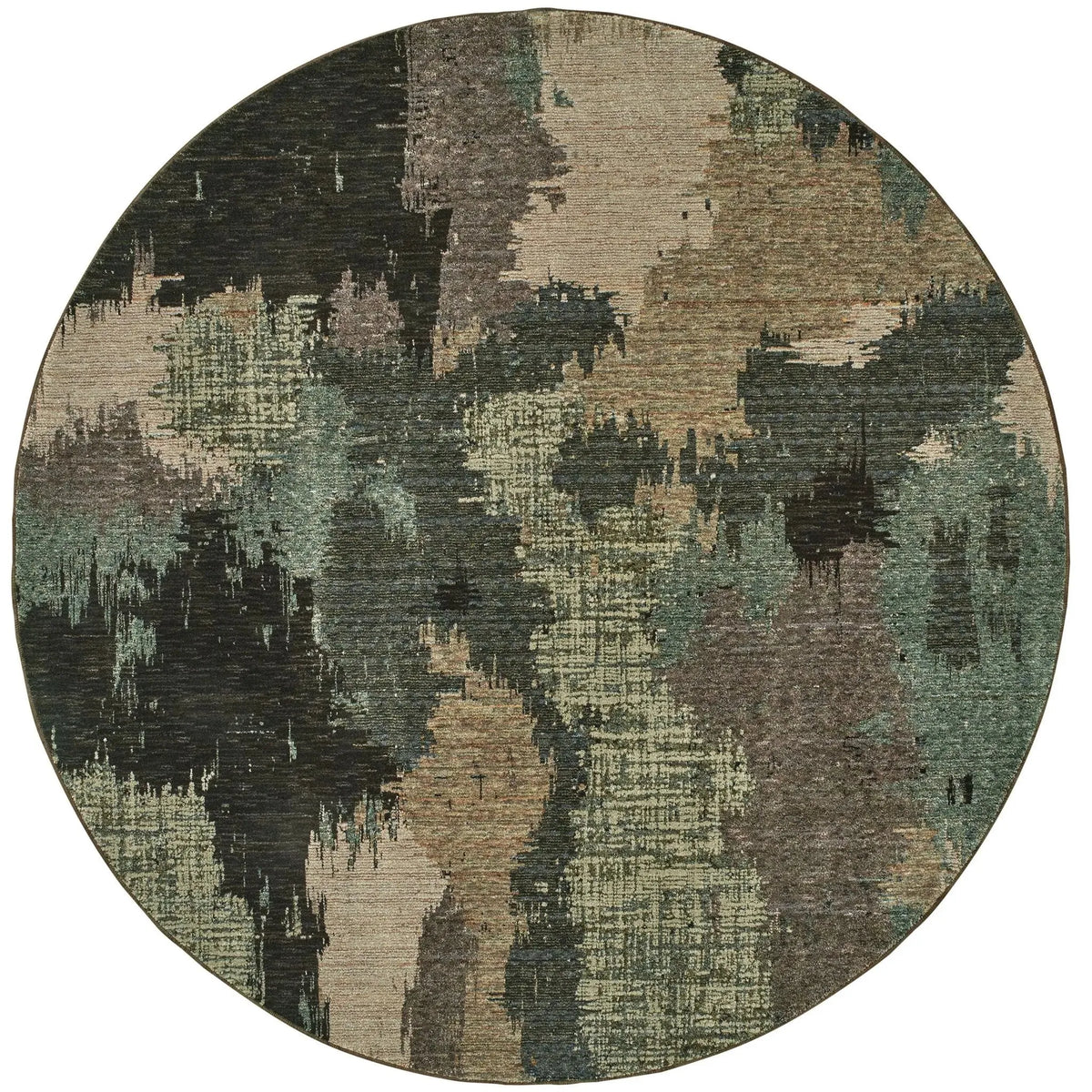 Evolution 8011B Blue/ Brown Rug