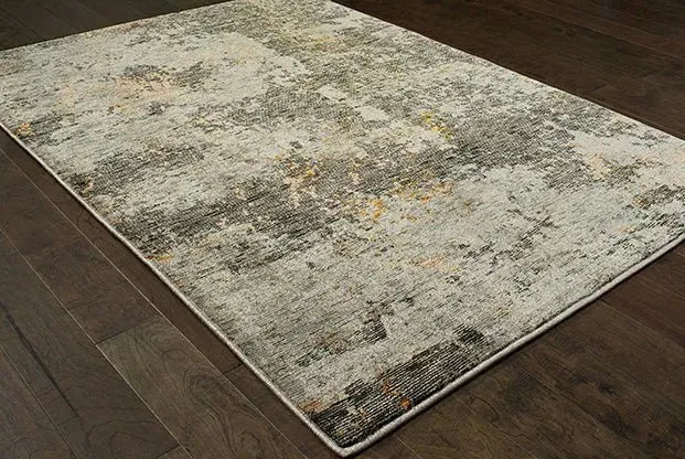 Evolution 8025B Grey/ Gold Rug