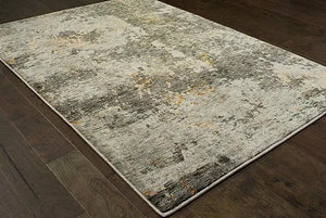 Evolution 8025B Grey/ Gold Rug