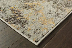 Evolution 8025B Grey/ Gold Rug