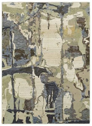 Evolution 8027A Blue/ Grey Rug