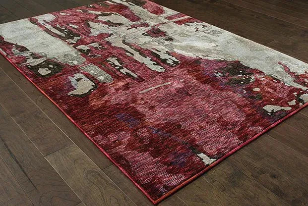 Evolution 8028B Red/ Beige Rug