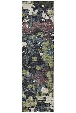 Evolution 8029A Navy/ Green Rug