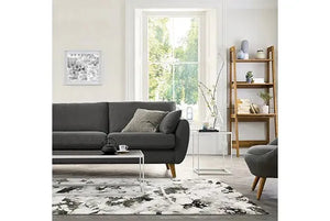 Evolution 8035B Charcoal/ White Rug