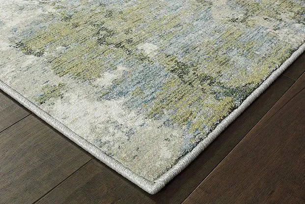Evolution 8039E Blue/ Green Rug