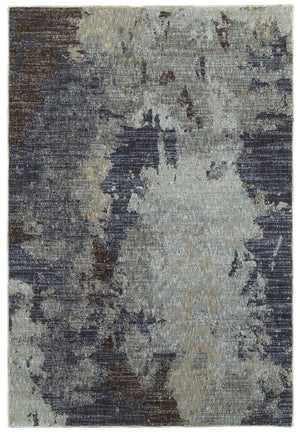 Evolution 8049B Navy/ Blue Rug