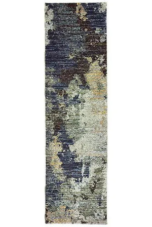 Evolution 8049B Navy/ Blue Rug